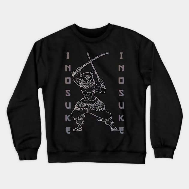 hashibira inosuke - kimetsu no yaiba Crewneck Sweatshirt by emhaz